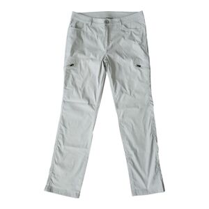 Eddie Bauer Greige Cargo Pants Lightweight Utility Size 10